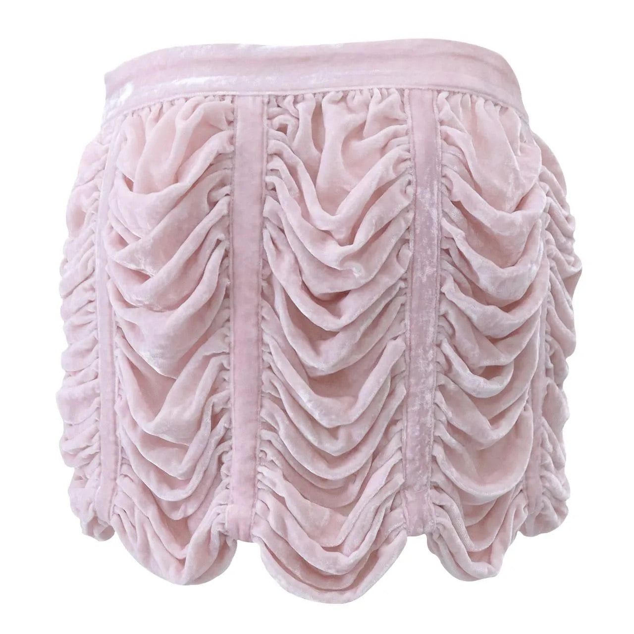 LOVETT VELVET BOW SKIRT
