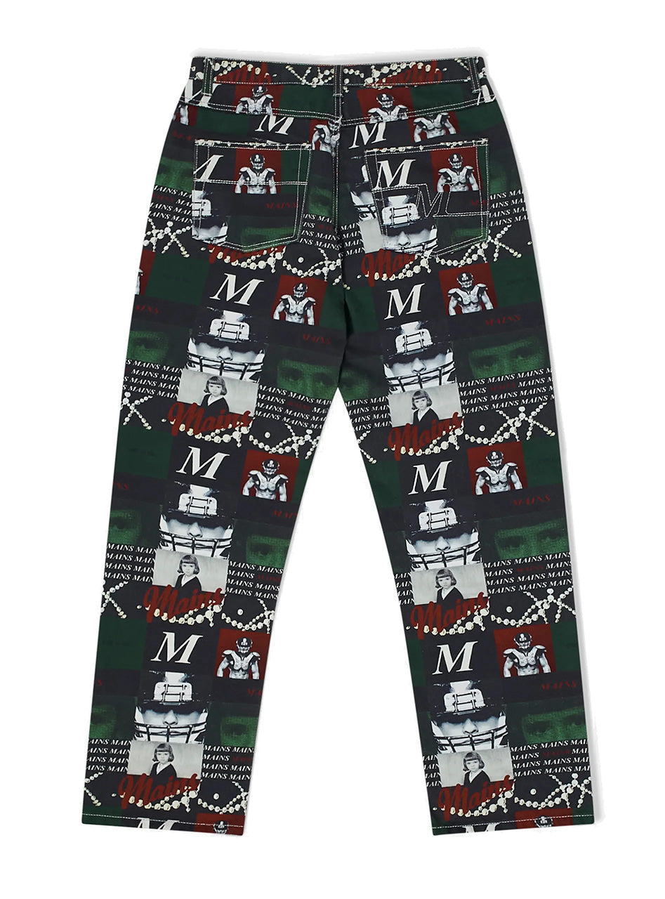 MAINS GREEN YEARBOOK JEANS