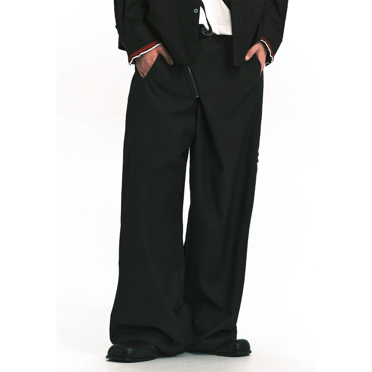 NAMESAKE LAMAR ZIP STRAIGHT TROUSERS