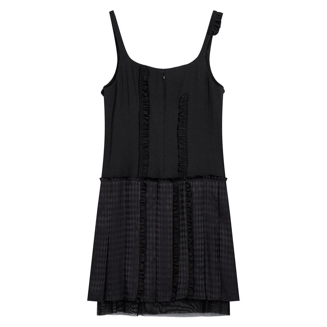 OPEN YY FLAPPER PLEATS DRESS