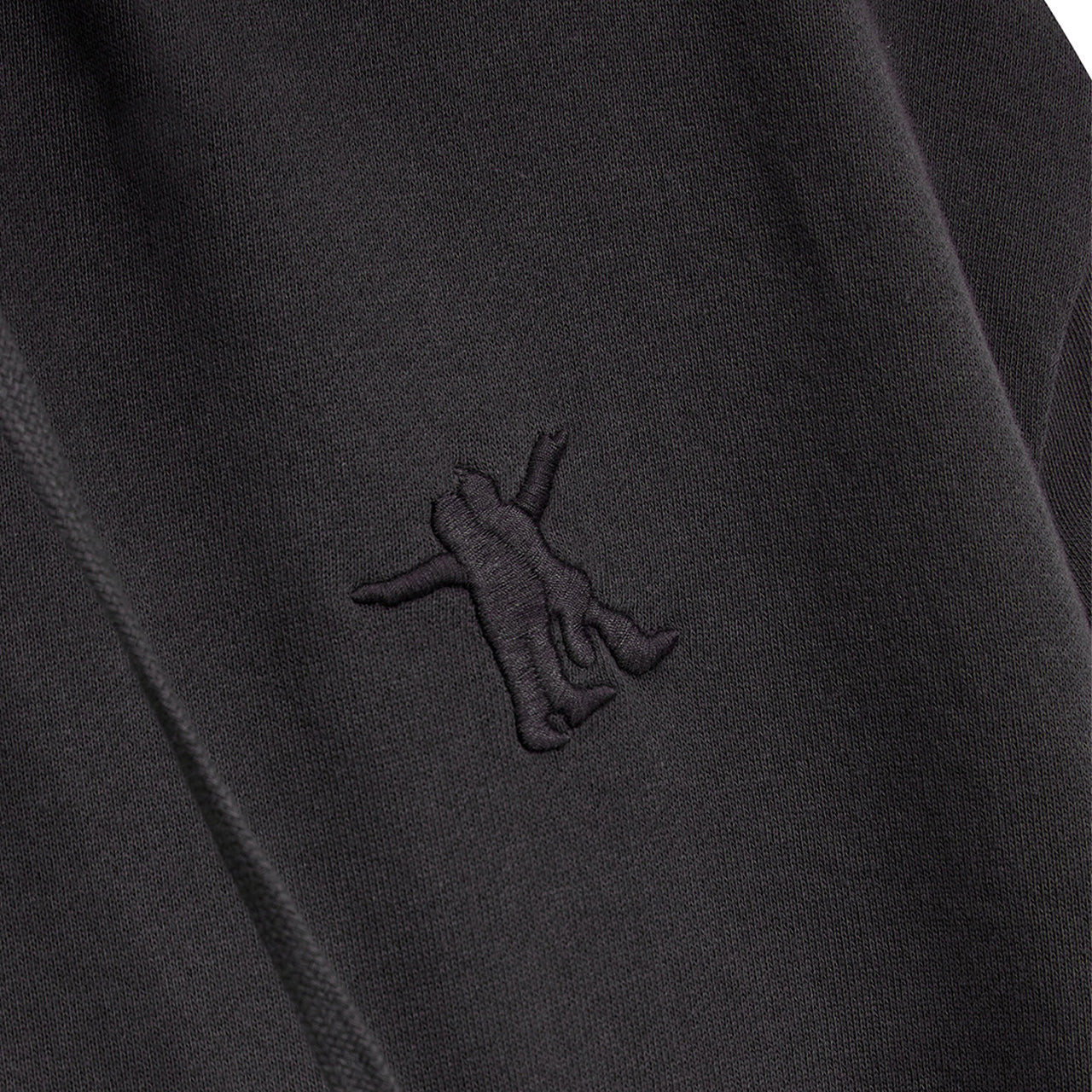OPEN YY SLANT ZIP HOODIE