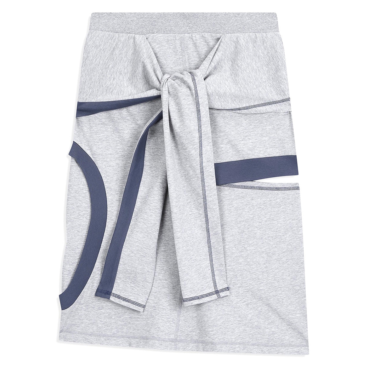 OPEN YY COLOR BLOCK PANEL CUTOUT SKIRT
