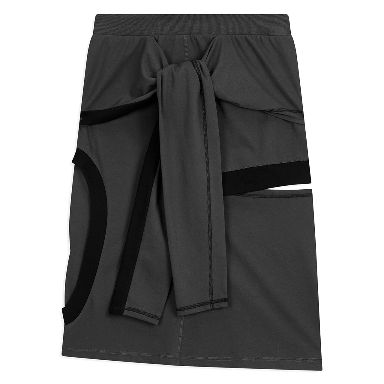 OPEN YY COLOR BLOCK PANEL CUTOUT SKIRT