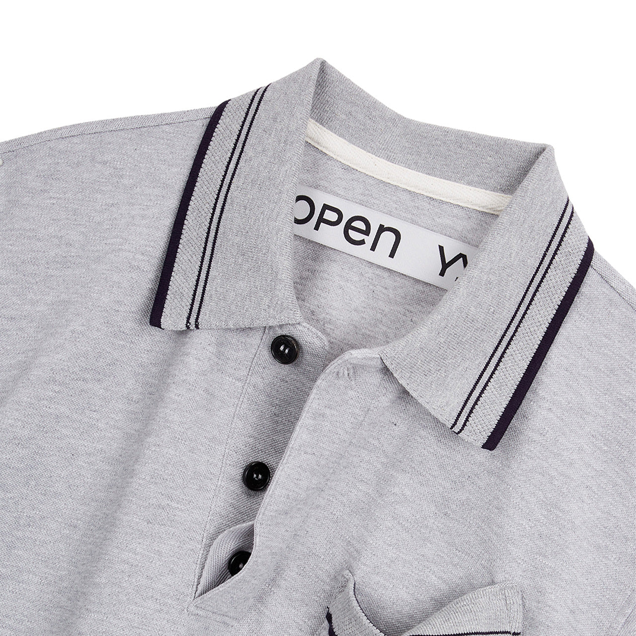 OPEN YY PUFFY PIQUE POLO