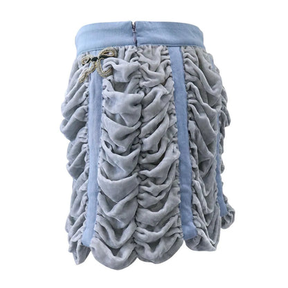 LOVETT VELVET BOW SKIRT