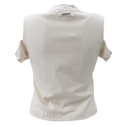 LOVETT DESTINY RHINESTONE EMBROIDERED T-SHIRT