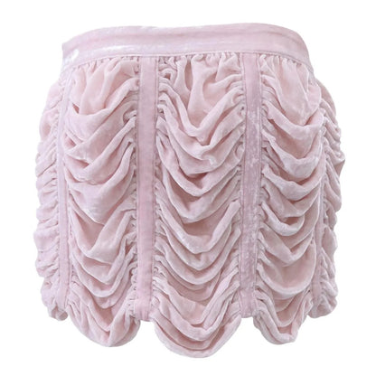 LOVETT VELVET BOW SKIRT