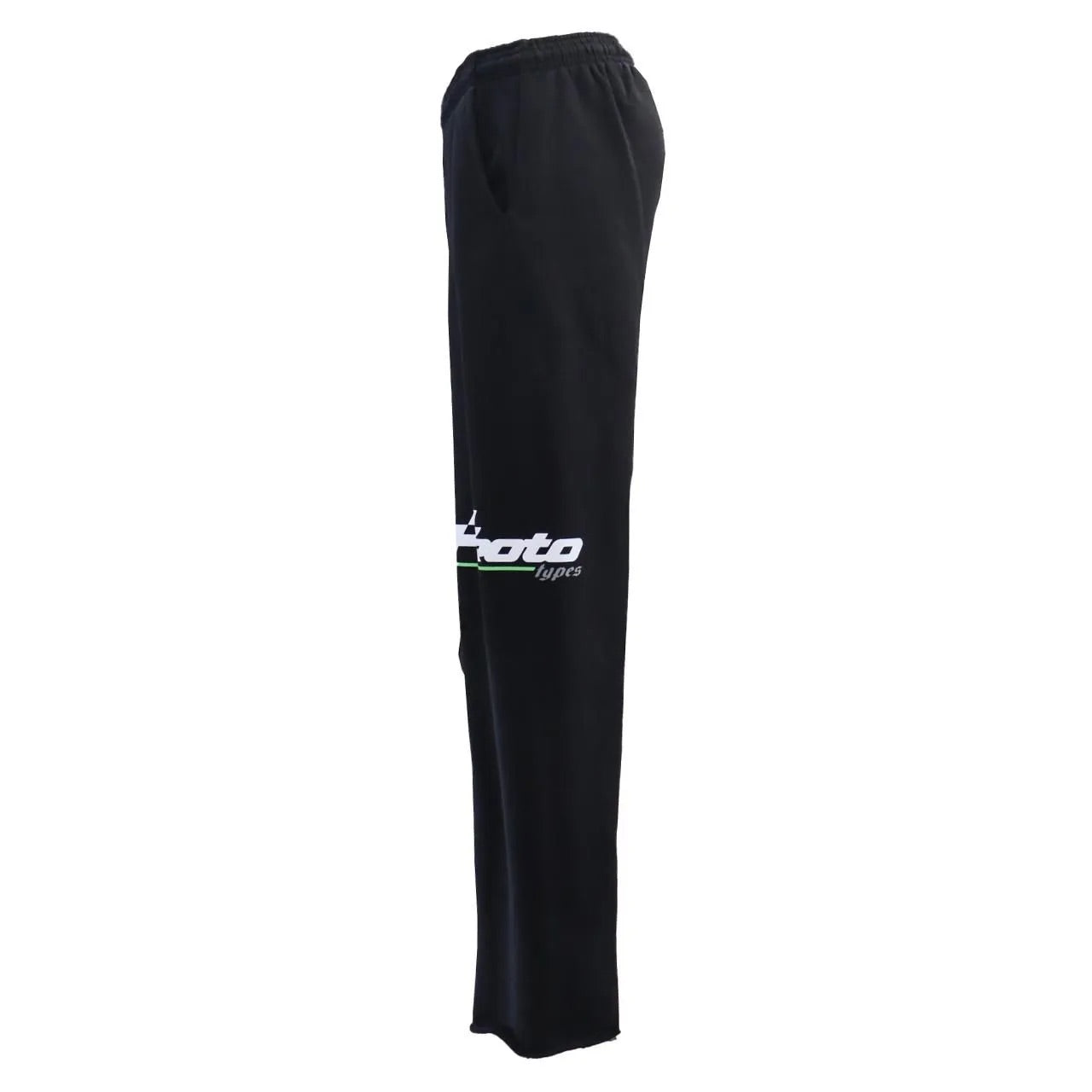 PROTOTYPES FLEECE BACKED JERSEY BLACK CLASSIC PT LOGO SWEATPANTS