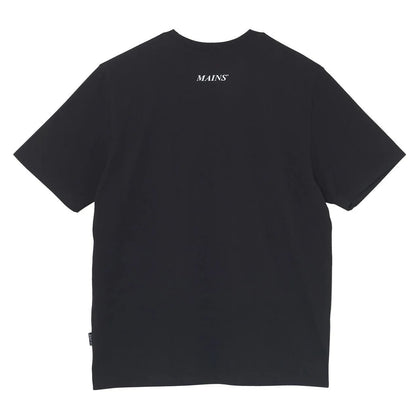 MAINS MAINS NATION BLACK T-SHIRT