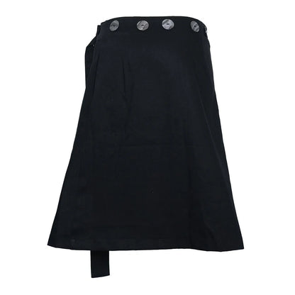 LOVETHANKS BUTTON SKIRT