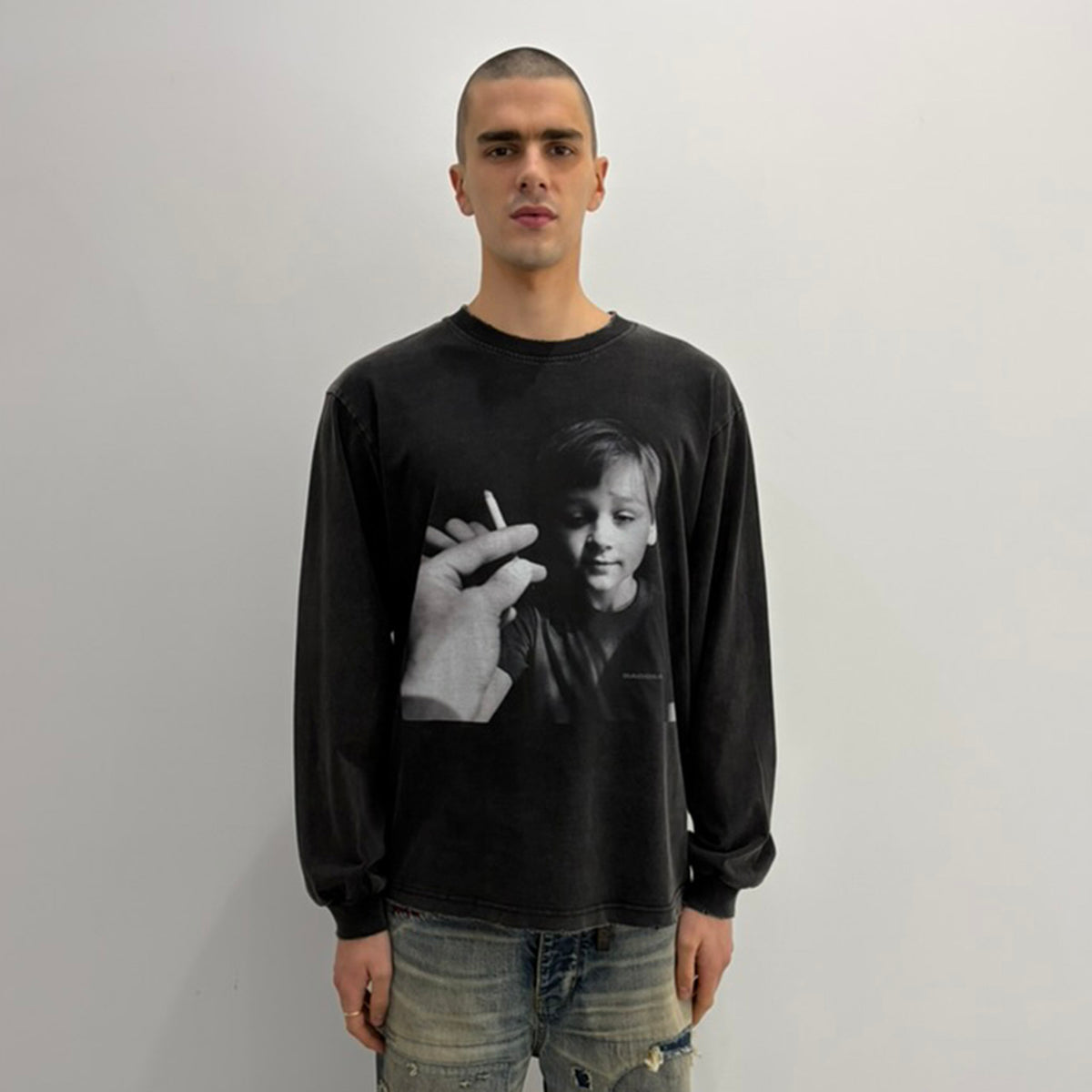 DAGGER SMOKING LS T-SHIRT