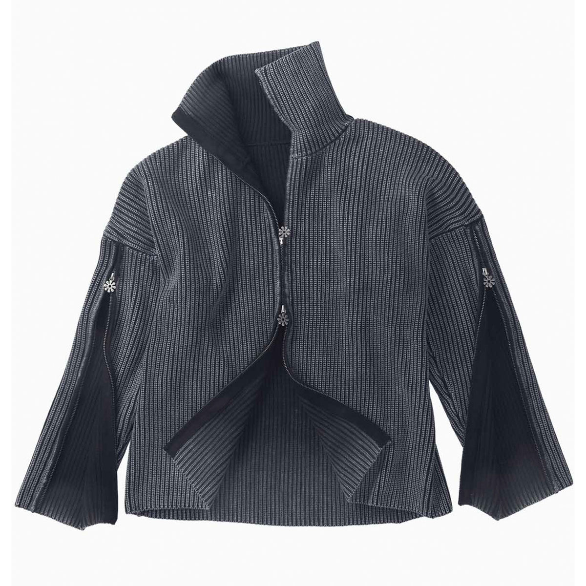 PROTÉMOA TRIPLE ZIP CARDIGAN