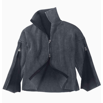 PROTÉMOA TRIPLE ZIP CARDIGAN
