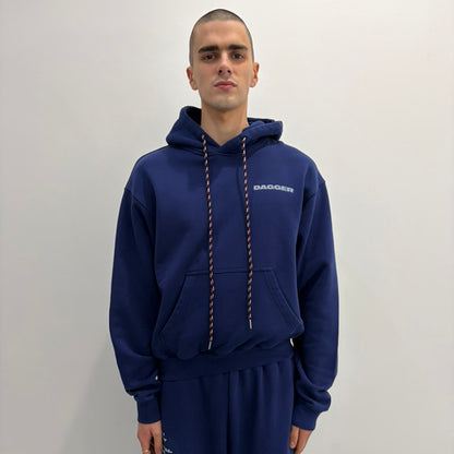 DAGGER CORE SWEATS NAVY HOODIE