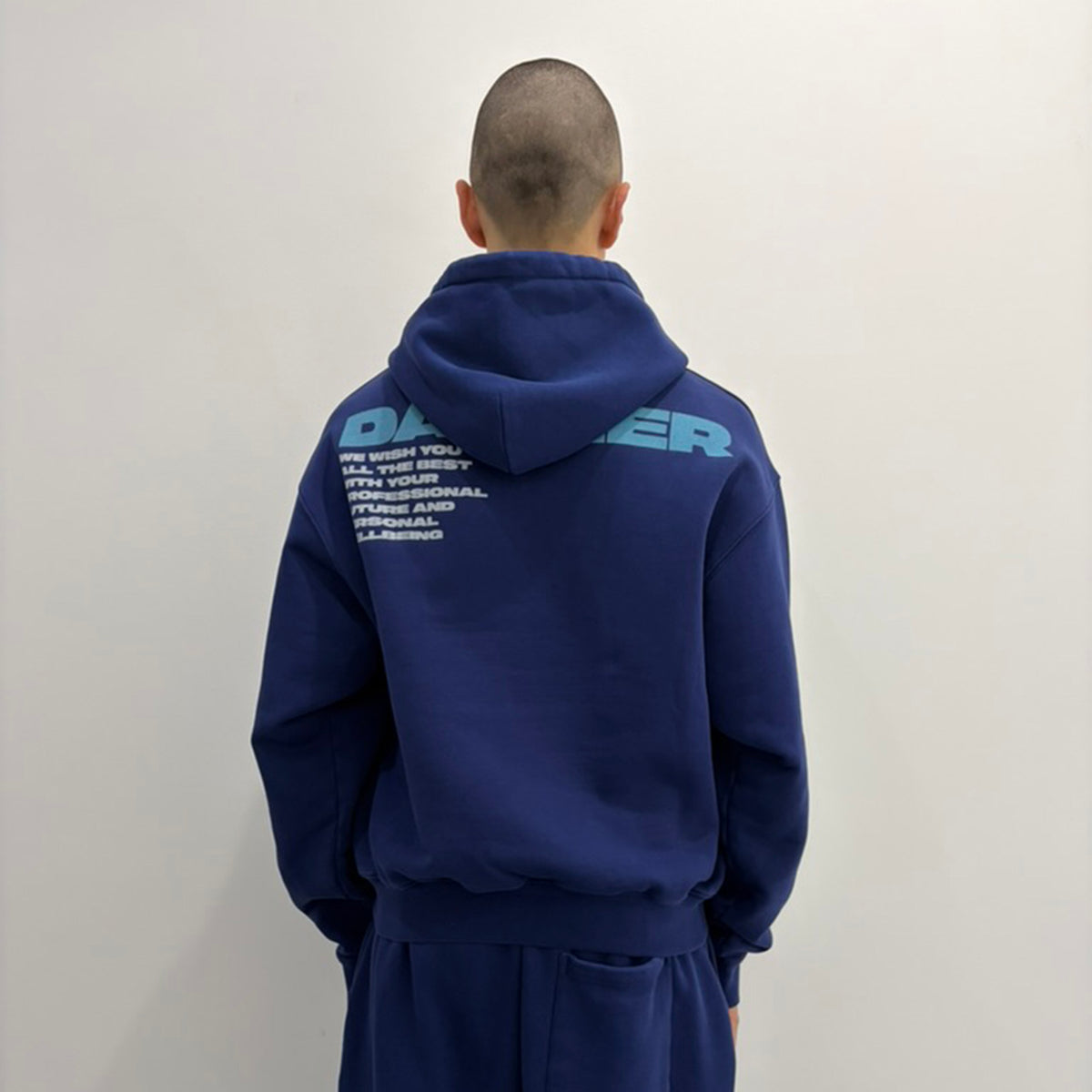 DAGGER CORE SWEATS NAVY HOODIE