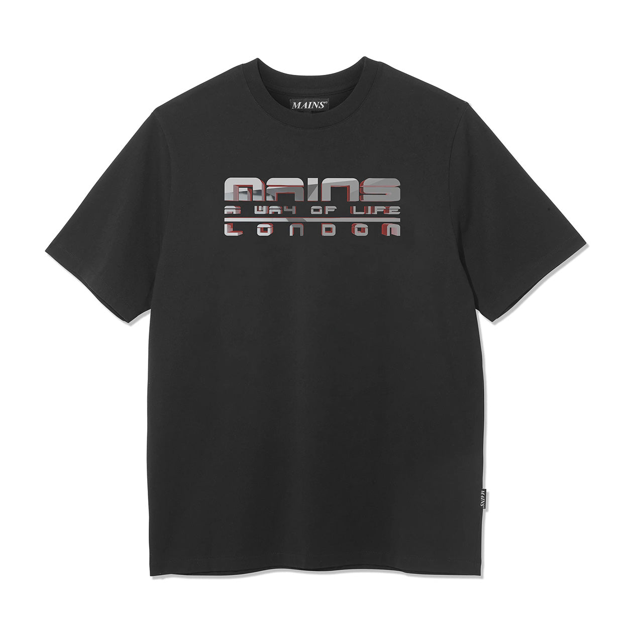 MAINS BLACK A.W.O.L. T-SHIRT