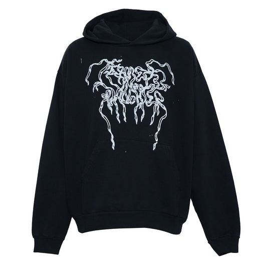 FARMERS DAUGHTER RIBBON LOGO HOODIE