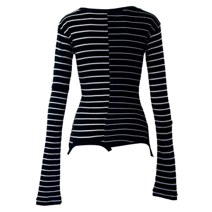SSON STRIPED LONG SLEEVE TOP