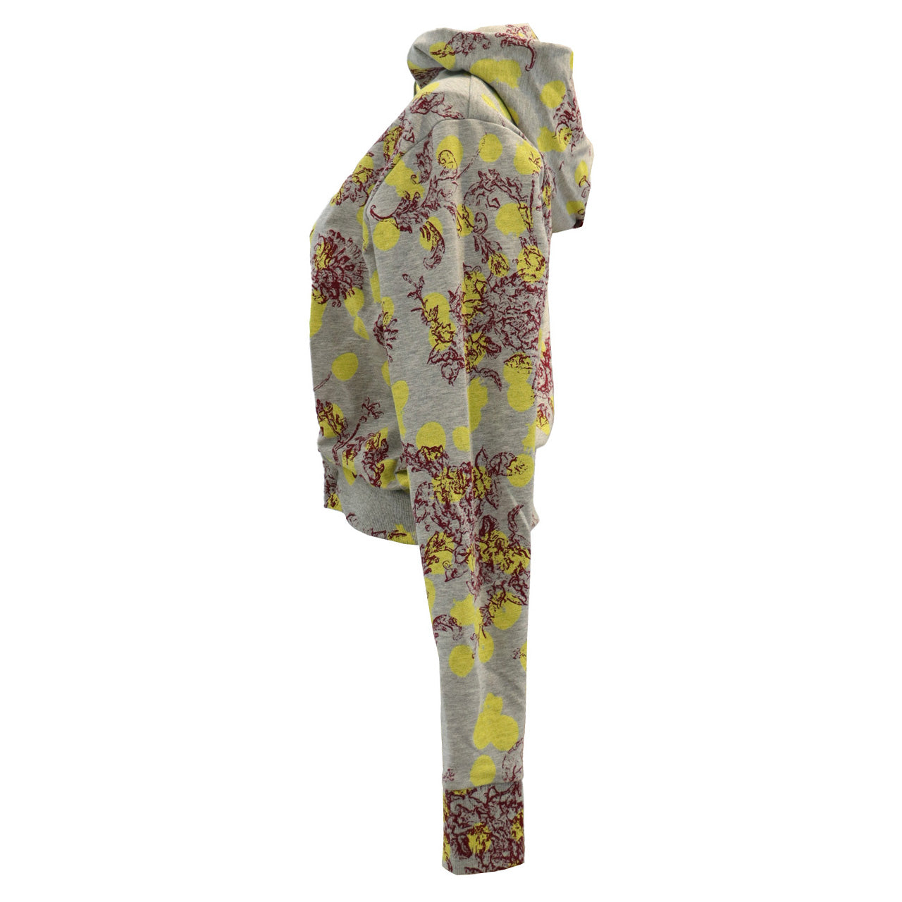 KARLAIDLAW POLKA DOT ZIP-UP HOODIE