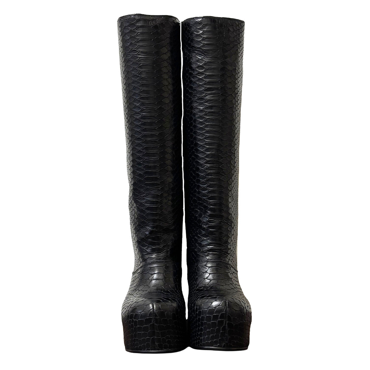 LAURA ANDRASCHKO PYTHON RIDING BOOT