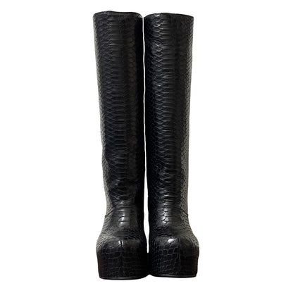 LAURA ANDRASCHKO PYTHON RIDING BOOT