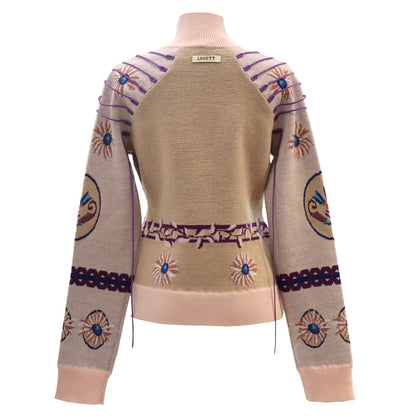 LOVETT ORNATE TIE SWEATER