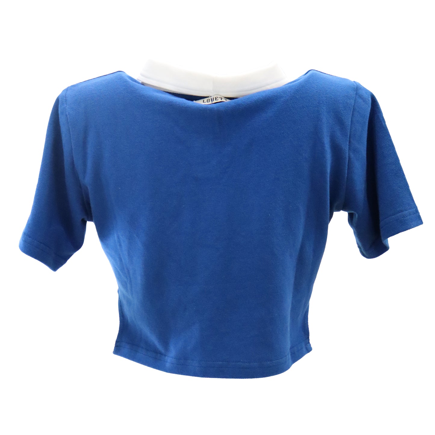 LOVETT BAE SHRUNKEN POLO TOP
