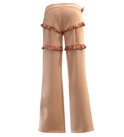 LOVETT CREPE GARTER TROUSER