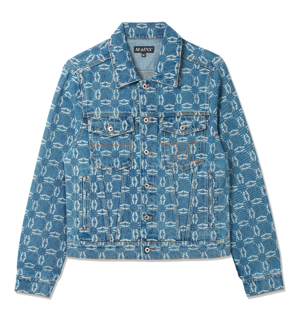 MAINS MONOGRAM DENIM JACKET