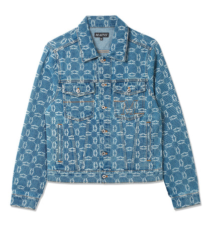 MAINS MONOGRAM DENIM JACKET
