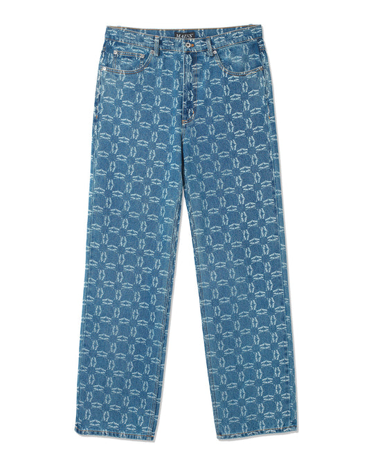 MAINS MONOGRAM STRAIGHT LEG JEANS