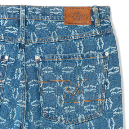 MAINS MONOGRAM STRAIGHT LEG JEANS