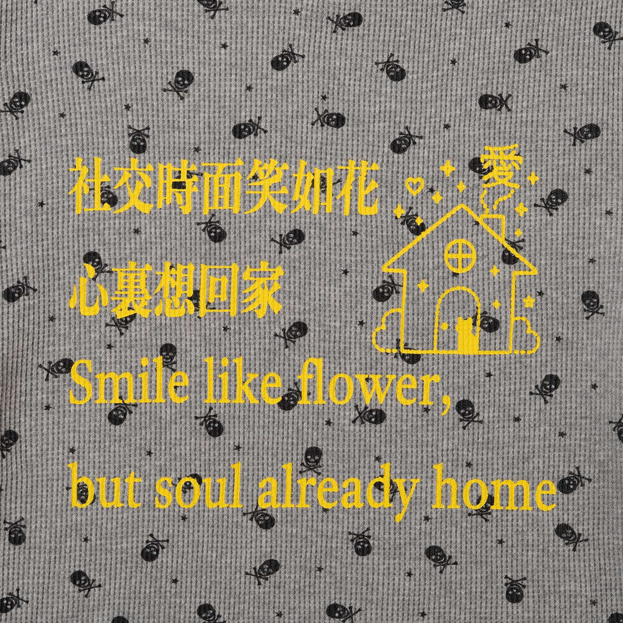 MOMENTEL GO! HOME SKULL T-SHIRT