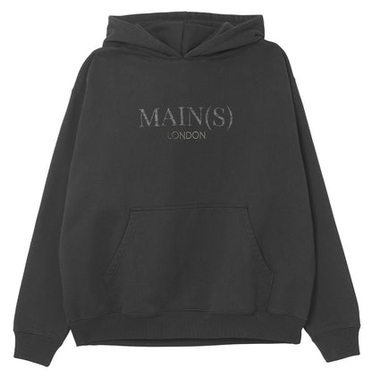 MAINS MAIN(S) BLACK PULL OVER HOODIE