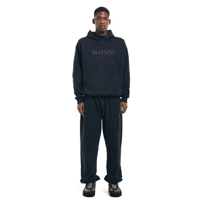 MAINS MAIN(S) BLACK PULL OVER HOODIE