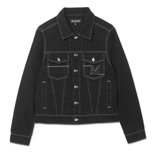 MAINS BLACK DENIM JACKET