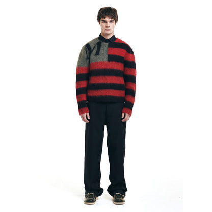MAINS FLAG MOHAIR JUMPER