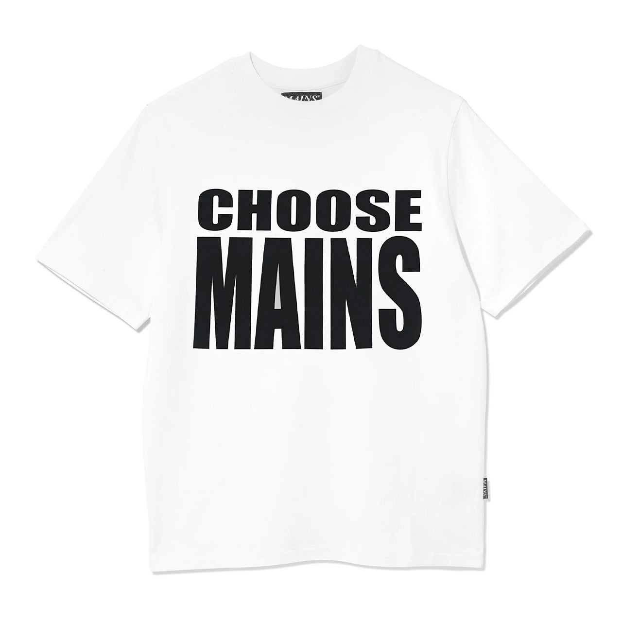 MAINS BLACK CHOOSE MAINS T-SHIRT