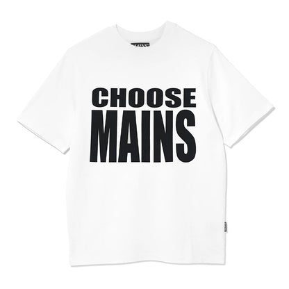 MAINS BLACK CHOOSE MAINS T-SHIRT