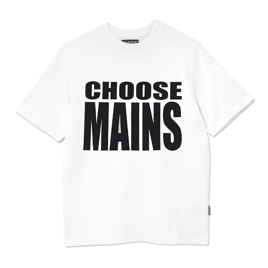 MAINS BLACK CHOOSE MAINS T-SHIRT