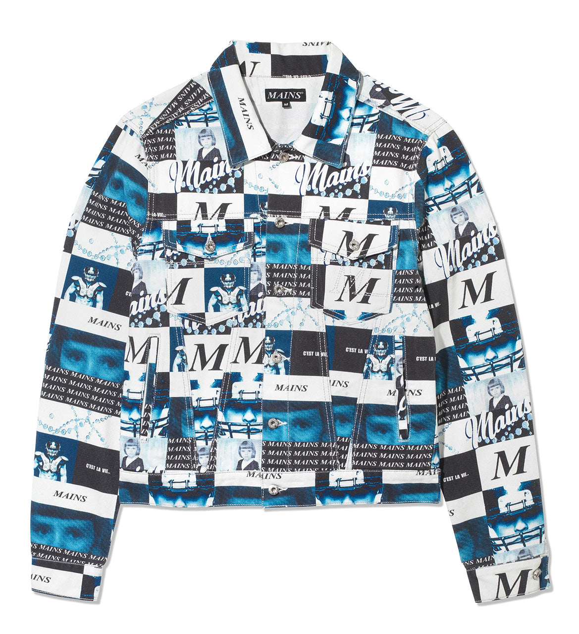 MAINS BLUE YEARBOOK JACKET