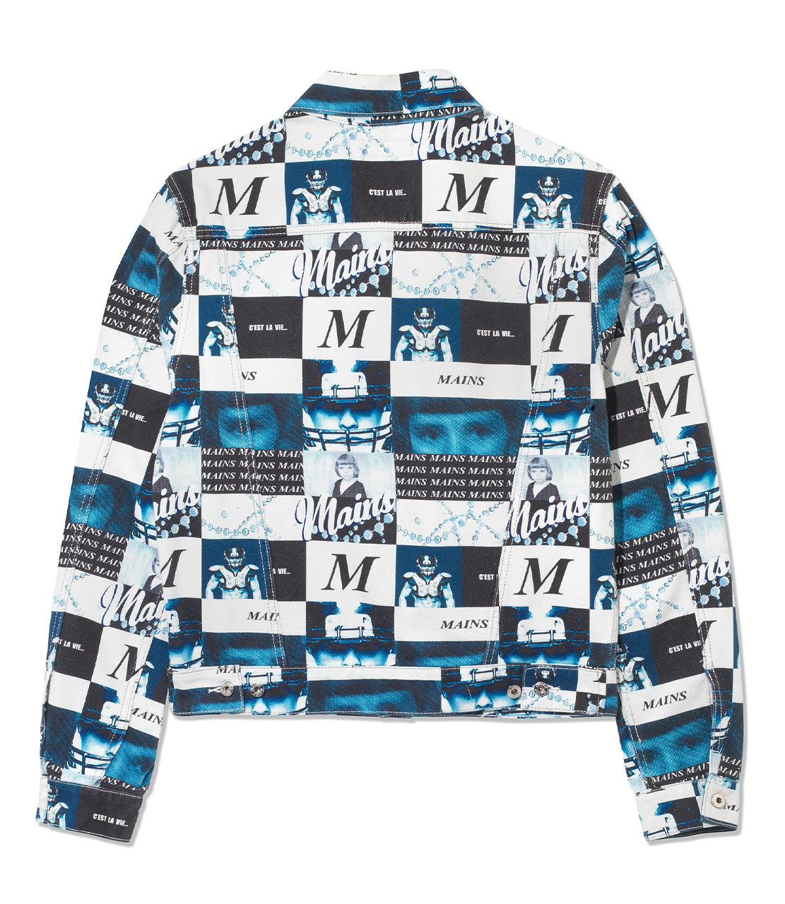MAINS BLUE YEARBOOK JACKET