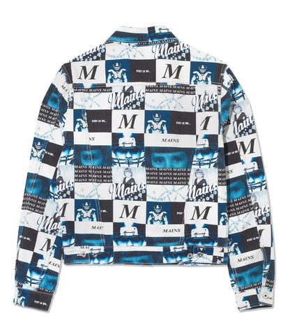 MAINS BLUE YEARBOOK JACKET