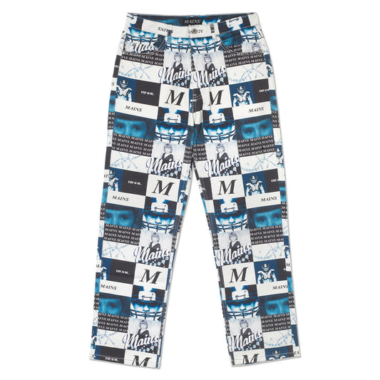 MAINS BLUE YEARBOOK JEANS