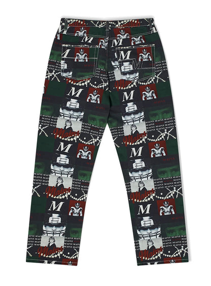 MAINS GREEN YEARBOOK JEANS