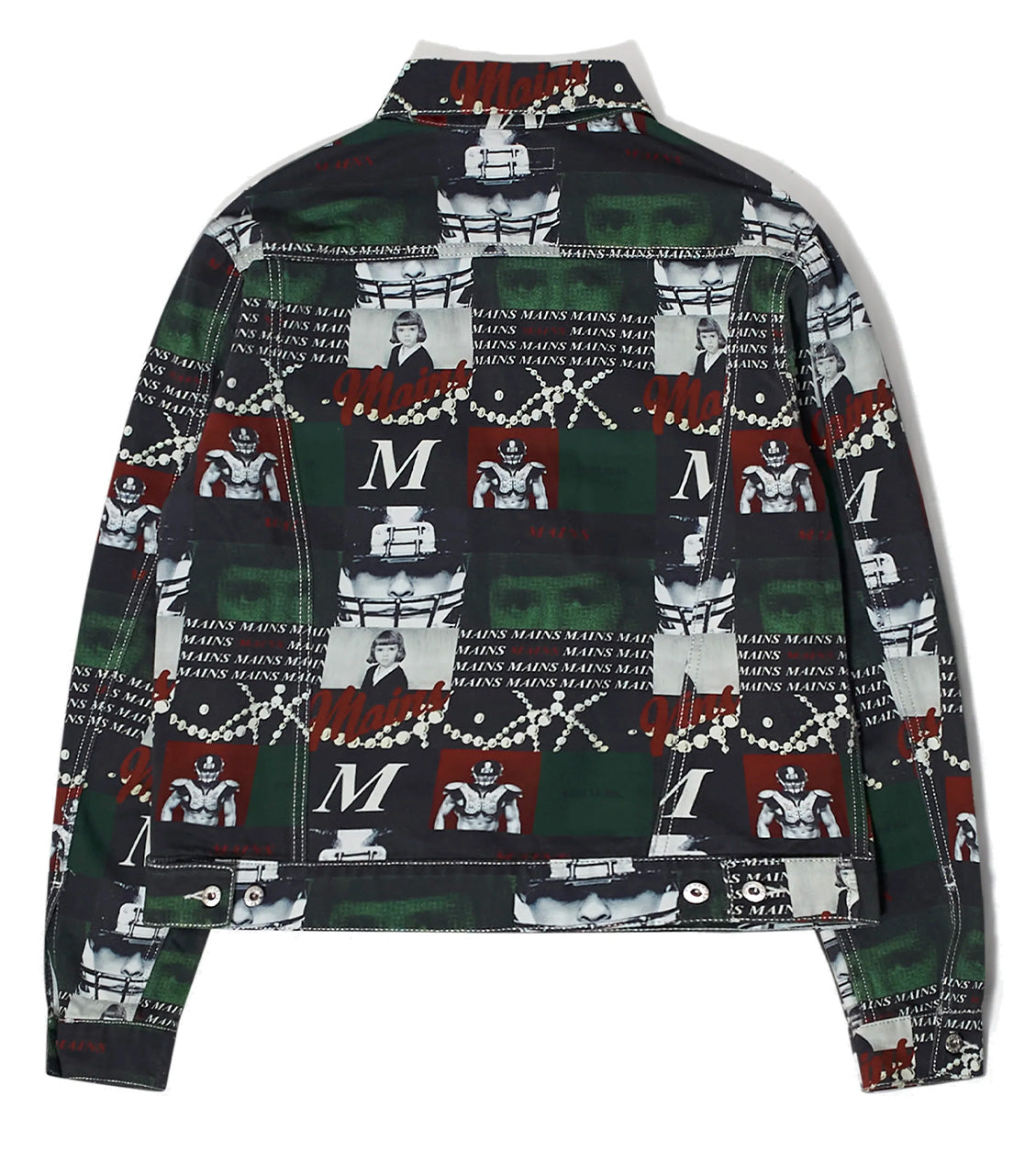 MAINS GREEN YEARBOOK DENIM JACKET