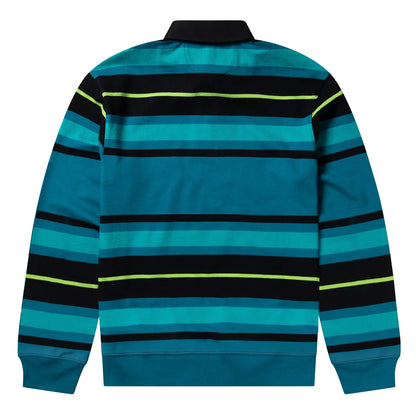 NO PROBLEMO STRIPED LS RUGBY SHIRT