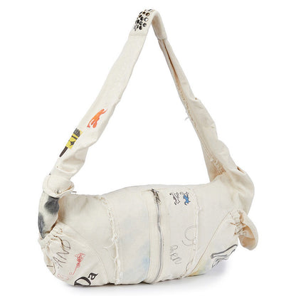 OPEN YY  YY GRAPHIC CARGO MESSENGER BAG