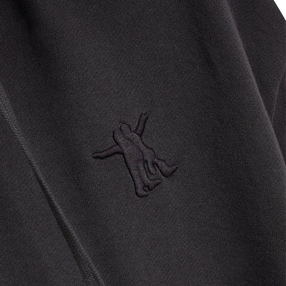 OPEN YY SLANT ZIP HOODIE