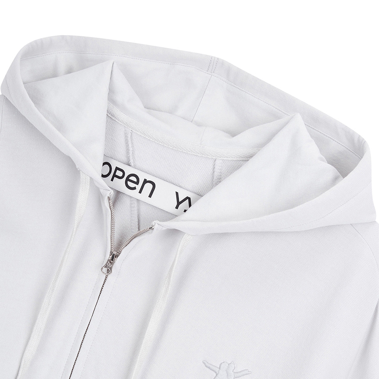 OPEN YY SLANT ZIP HOODIE